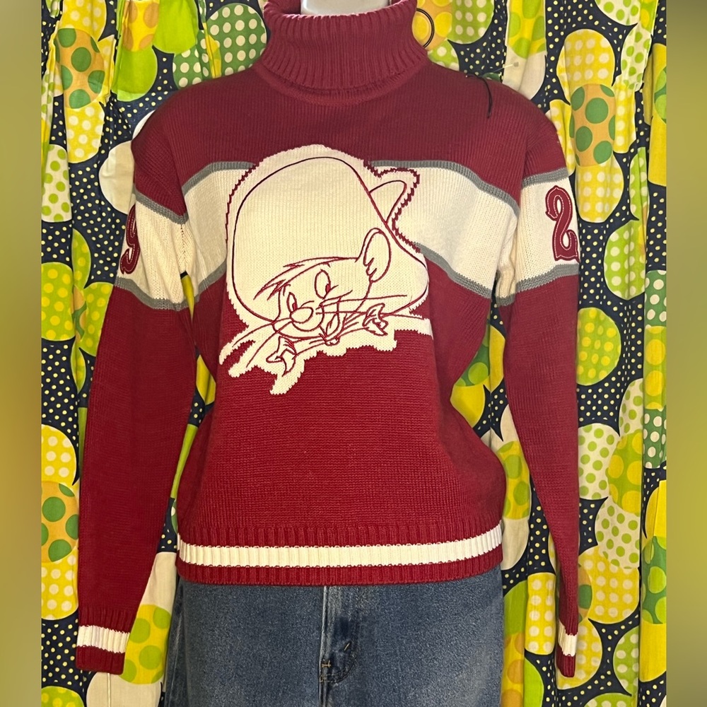 B33 NWT dead-stock Y2k Lot 29 Speedy Gonzalez LS sweater